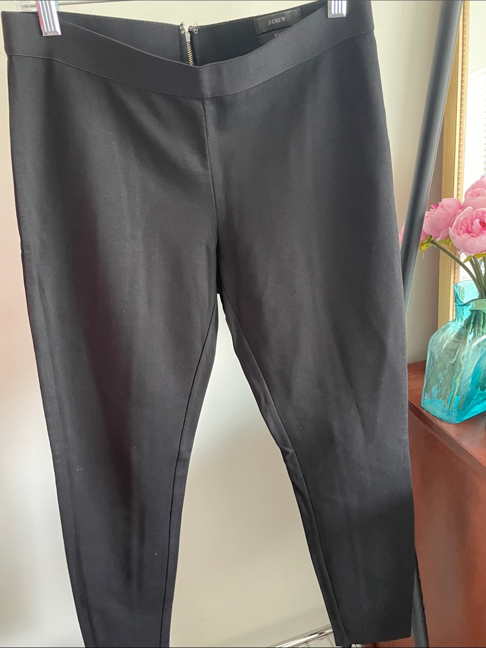 J. Crew Black Slim pixie legging Pants with seam down back